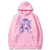 Gothic Y2k Japanese Anime Manga Kawaii Printed Hooded Autumn and Winter Men's and Women's Sports and Leisure Pullover