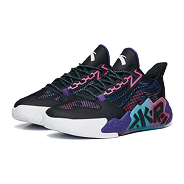 Anta Youth  Kids Basketball Series Non-Slip Shock Absorbing Wear-Resistant Breathable Low-Top Basketball Shoes Kids Basketball Shoes 312231118-4