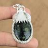 Natural Kambaba Jasper Gemstone Jewelry 925 Sterling Silver Pendant For Women