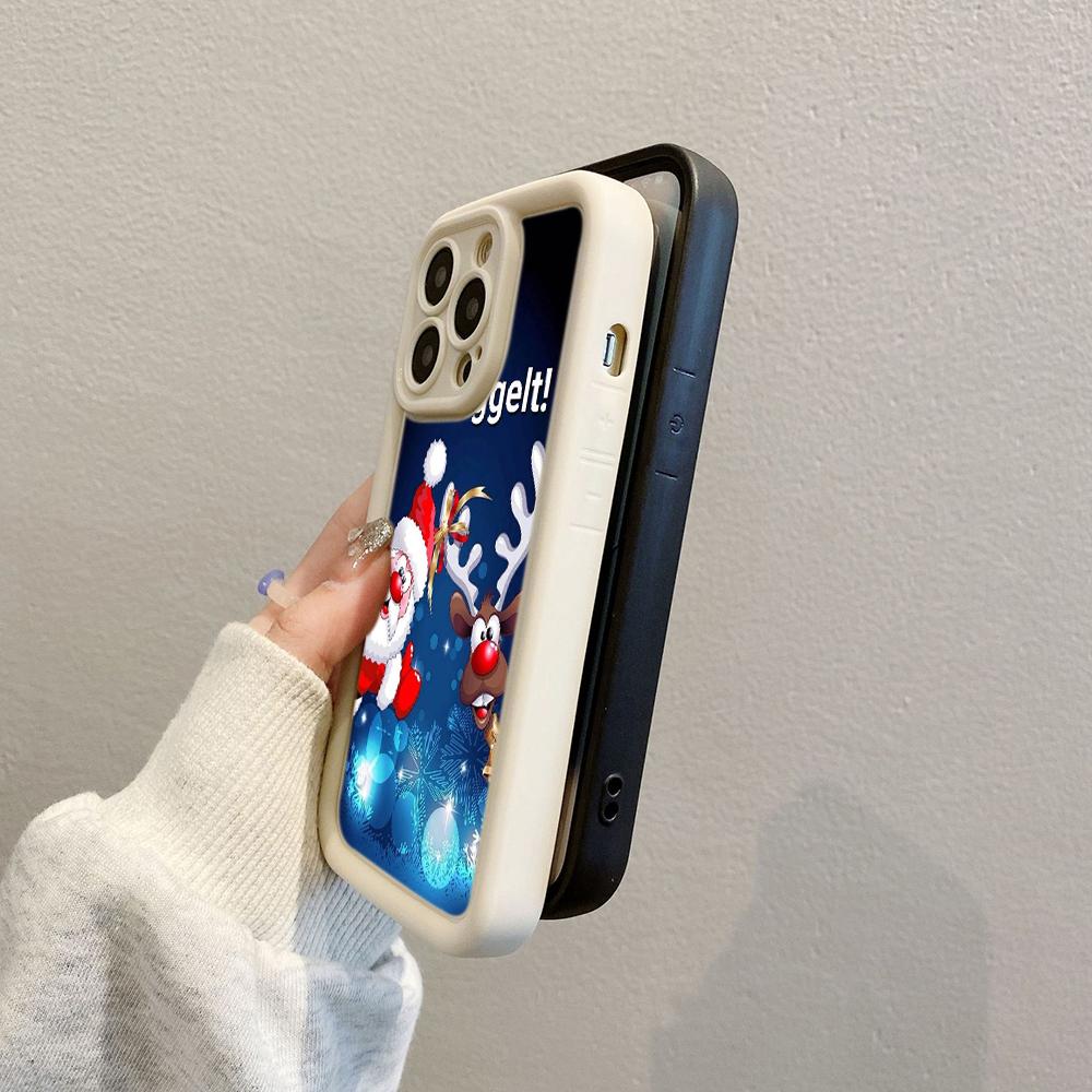 Ae117 Merry Christmas Happy New Year Design Phone Cases for Xiaomi 12 11 Lite 5G NE Redmi 13C 14C A3 Note 12 Pro 11s Angel Eye Ladder Protective Cover