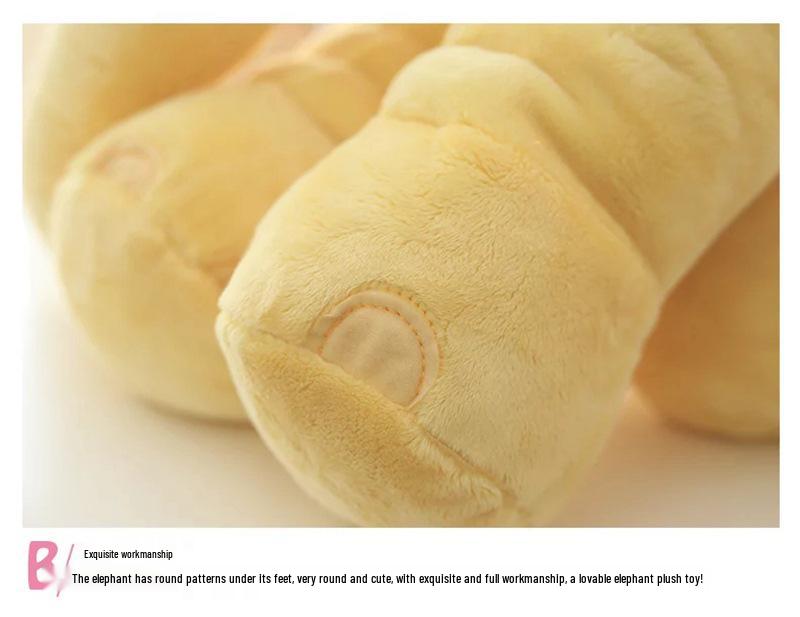 Плюшевая игрушка слон - Успокаивающая кукла-компаньон для сна для младенцев