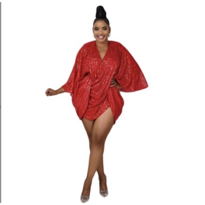 Весна новая европейская, американская, независимая станция женская одежда плиссированное бисер сексуальное модное платье платье