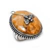Natural Fossil Coral Gemstone Handmade 925 Steling Silver Gift Ring Size 9 N3j41