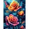 5D DIY Diamond Painting Rose Flowers Rhinestone Picture Heart Seaside Mosaic Crafts Diamond Embroidery New Arrival Gift