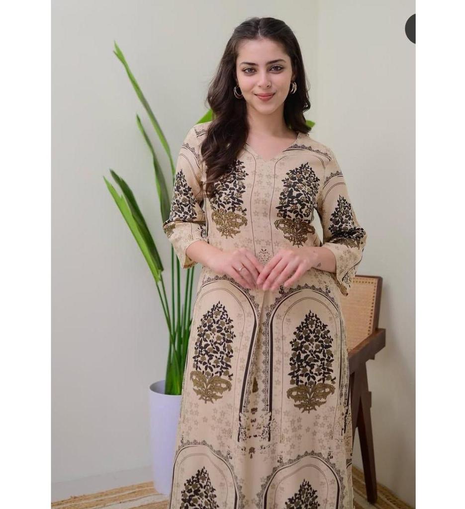 Women Designer Party Wear Cotton Kurta Pant Cord Set Indian Bollywood Top Tunic Kurti Dress