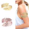 Metal Greek Roman Laurel Leaf Bracelet Armband Upper Arm Cuff Armlet