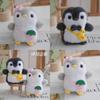 Cute Penguin Plush Toy Bag Charm With Detachable Hook For Travel And Gifts