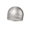 ZOKE Swim Cap with Ear Protection, Comfortable-Wearing, Silver