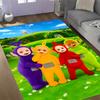 Teletubbies Friends Themed Anti-Slip Rugs - Polyester Home Decor, Suitable for Bedrooms, Living Rooms, Doorways, Studios, and Decorations