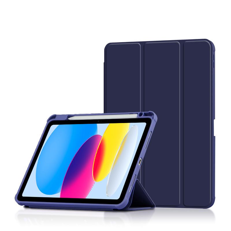 Чехол для iPad A16 11 дюймов Чехол для iPad 11-го поколения с держателем для карандашей Чехол для iPad 10-го 11-го поколения Автоматический сон/пробуждение iPad (А16)