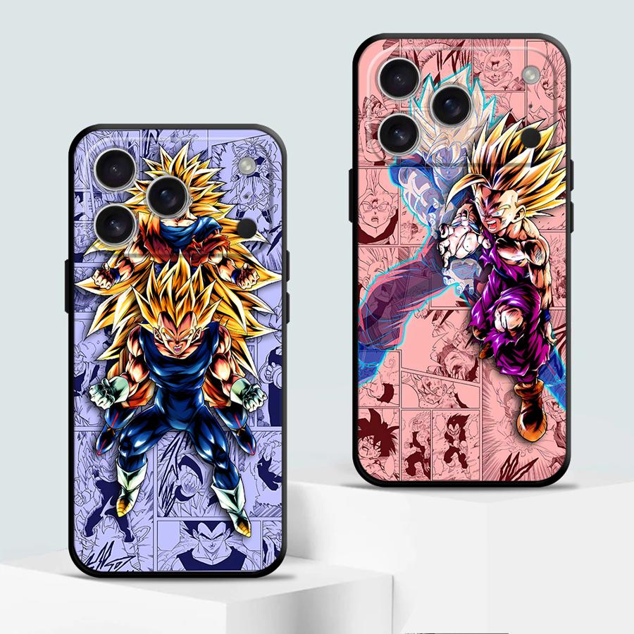 Case for iPhone 17 Pro Max 16 XS XR SE 14 15 Plus Air 13 Mini 7 8 11 12 Funda Phone Cover Anime D-ragonS B-allS