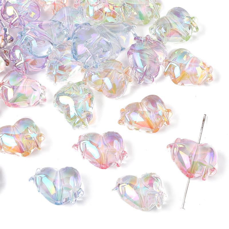 5/10 шт акриловые бусины красочные звезды любовь бусины для DIY ожерелье браслет серьги изготовление ювелирных изделий