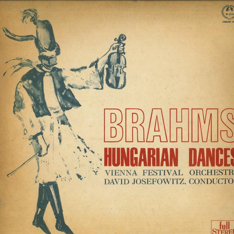LP Record JOHANNES BRAHMS / WIENER FESTSPIELO - Danses Hongroises M2279 Guilde Internat - France Classical Used
