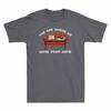 Unisexs Tee Work Where Funny Retro Gift And Tv One Home The Watch Sofa We From In