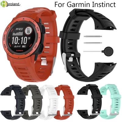 Спорт Мягкий Силиконовый Ремешок Ремешок Для Часов Для Garmin Instinct Замена Носимый Браслет Ремешок Аксессуары для Смарт-часов