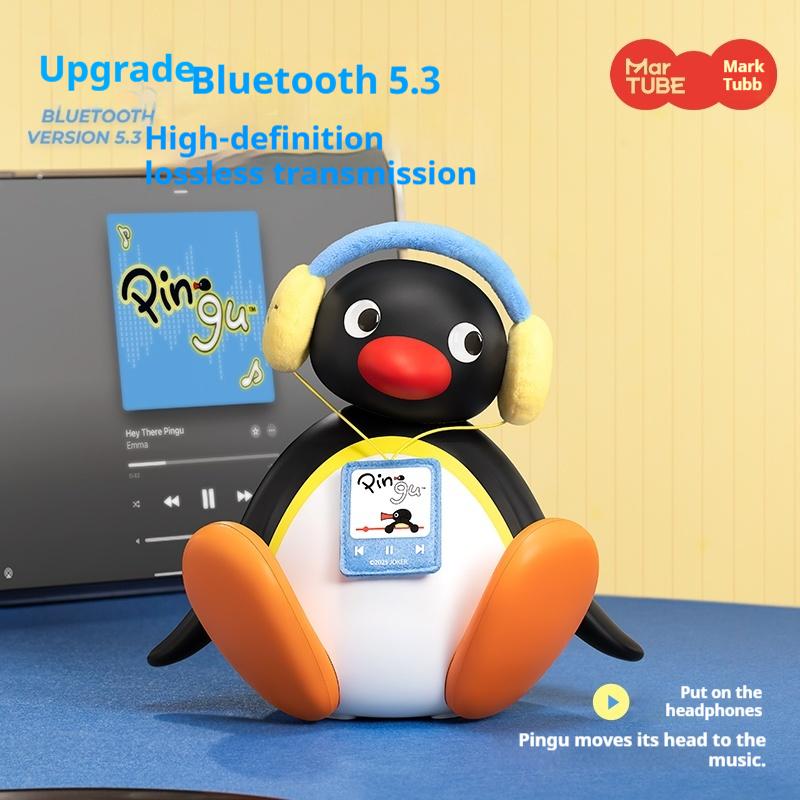 Mark Tubu Pingu Penguin Bluetooth Speaker Gift For Female Friends Christmas Birthday Practical Toy Hobbies Animation Derivative