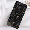 Чехол для телефона с электронным музыкальным диджейским контроллером и микшером для iPhone 16 15 14 13 12 11 Pro Max Mini X XR XS Max 7 8 Plus, задняя крышка