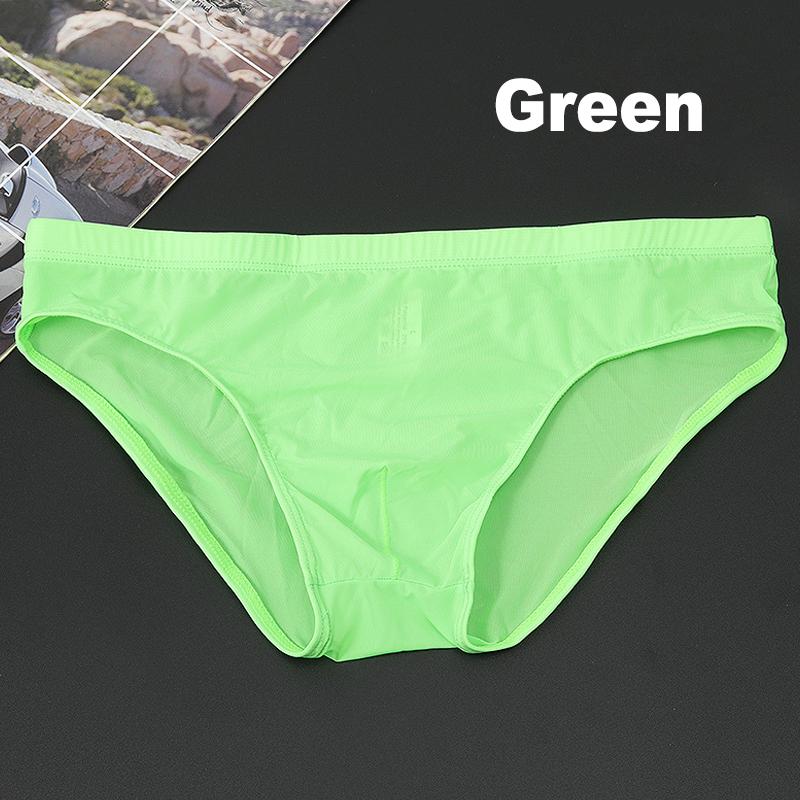 Сексуальные трусы-боксеры из ледяного шелка, шелковистое мужское нижнее белье, однотонное M-4XL, быстросохнущее, 10 цветов