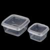 50Pcs/Pack Square Sauce Cup With Cover Clear Mini Plastic Dipping Sauce Cups