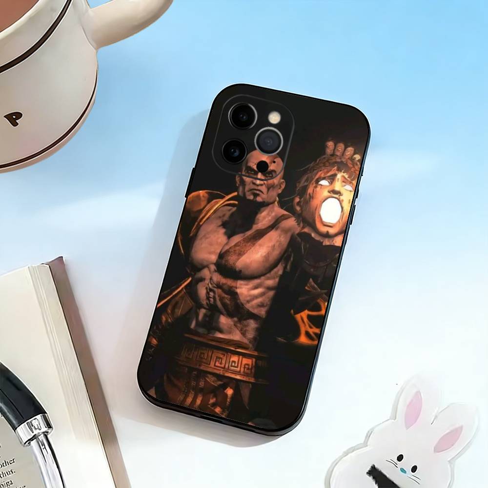 Чехол для телефона Game God of W-War Kratos Силиконовый Мягкий Для IPhone 17 16 15 14 13 12 11 X XR Plus Pro Max Plus