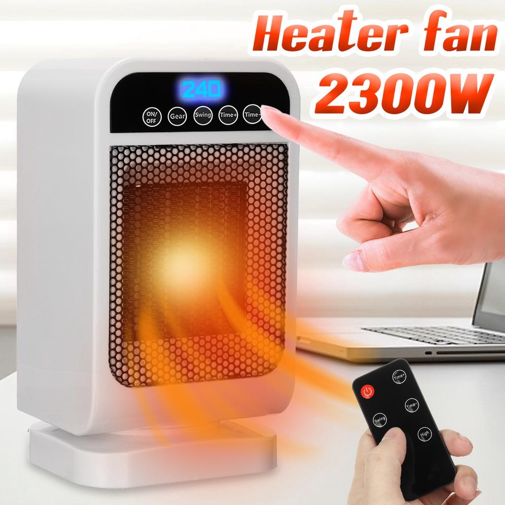 2300w Portable Mini Electric Heater Fan Heater Low Noise Fan Energy Saving Warm Heating Office Room Practical Winter Heater M