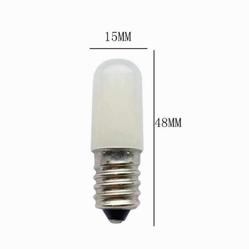 E14 COB 220V Светодиодные лампы для швейных машин, морозильных камер, антибликовые, высокая яркость, мини-лампа для домашнего холодильника