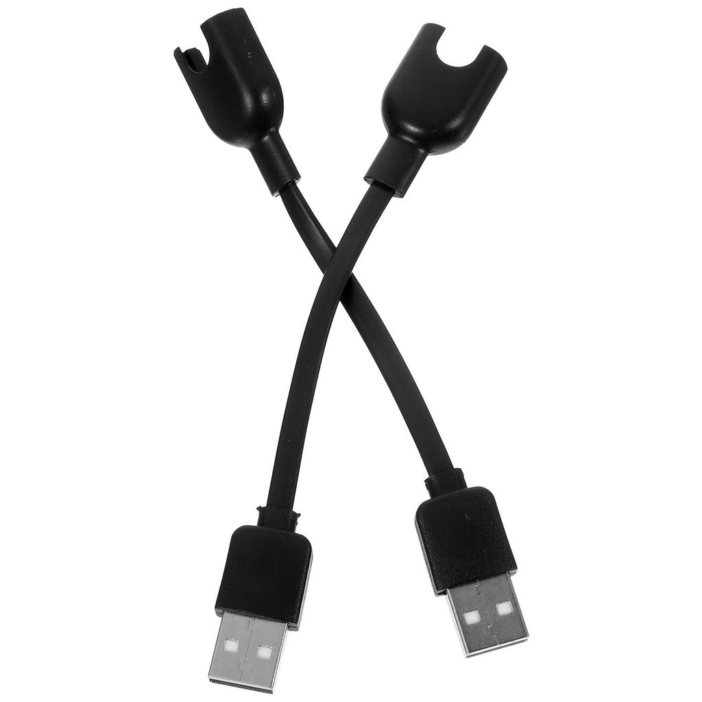 Зарядный кабель для 3 USB, сменная, позолоченный контакт, износостойкий, плоский кабель TPE, Умный фитнес-браслет