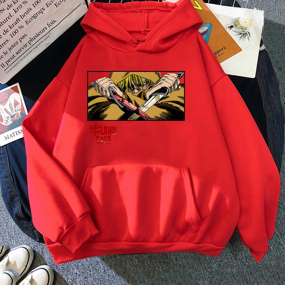 Эстетическая толстовка Vinland Saga унисекс, красивая модная винтажная/ретро толстовка с длинными рукавами, дизайн, четыре сезона, повседневная мягкая