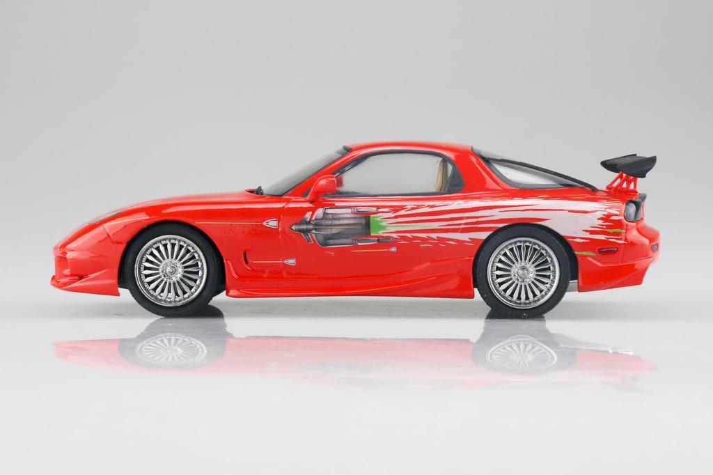 Aoshima Bunka Kyozai (AOSHIMA) Movie Mecha No. WS-03 1/24 Scale Fast & Furious FD3S RX-7 Plastic Model