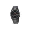 Seiko5 50 метров водонепроницаемость и элегантные Автоматические Мужские часы на стальном ремешке черный циферблат SNKE03K1