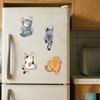Мультяшная наклейка на стену с царапающим котом, забавная наклейка с 4 карабкающимися котами, милая наклейка на бампер с котом для автомобиля, грузовика, мотоцикла, декор для стены и окна