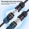 2/3 Pin Waterproof Junction Box Straight Rainproof Terminal Docking Quick Wire Connector  Cable