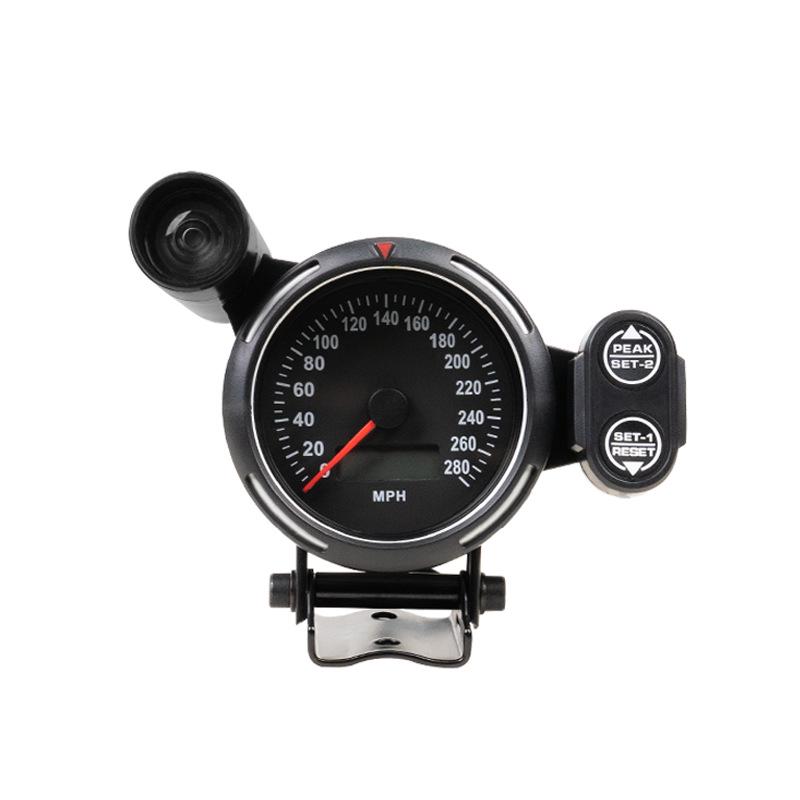 Experienced Driver Racing Simulator Dashboard Tachometer