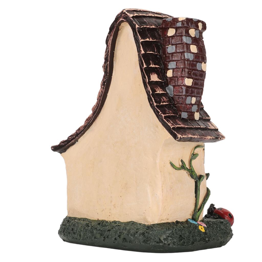 Garden House Statues Adorable Vivid Resin Attractive Decorative Outdoor Garden House Figurines for