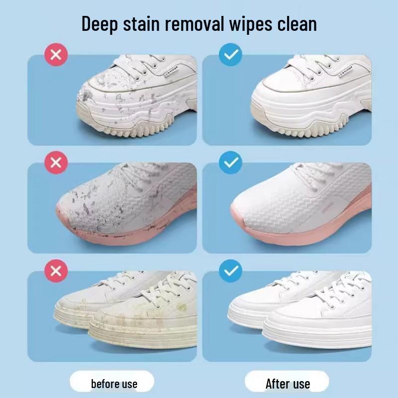 Shoe Whitening & Stain Removal Spray - Powerful Cleaner for White Shoes