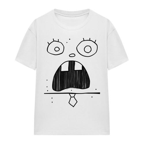 SpongeBob SquarePants Unisex Adult Doogle Face T-Shirt