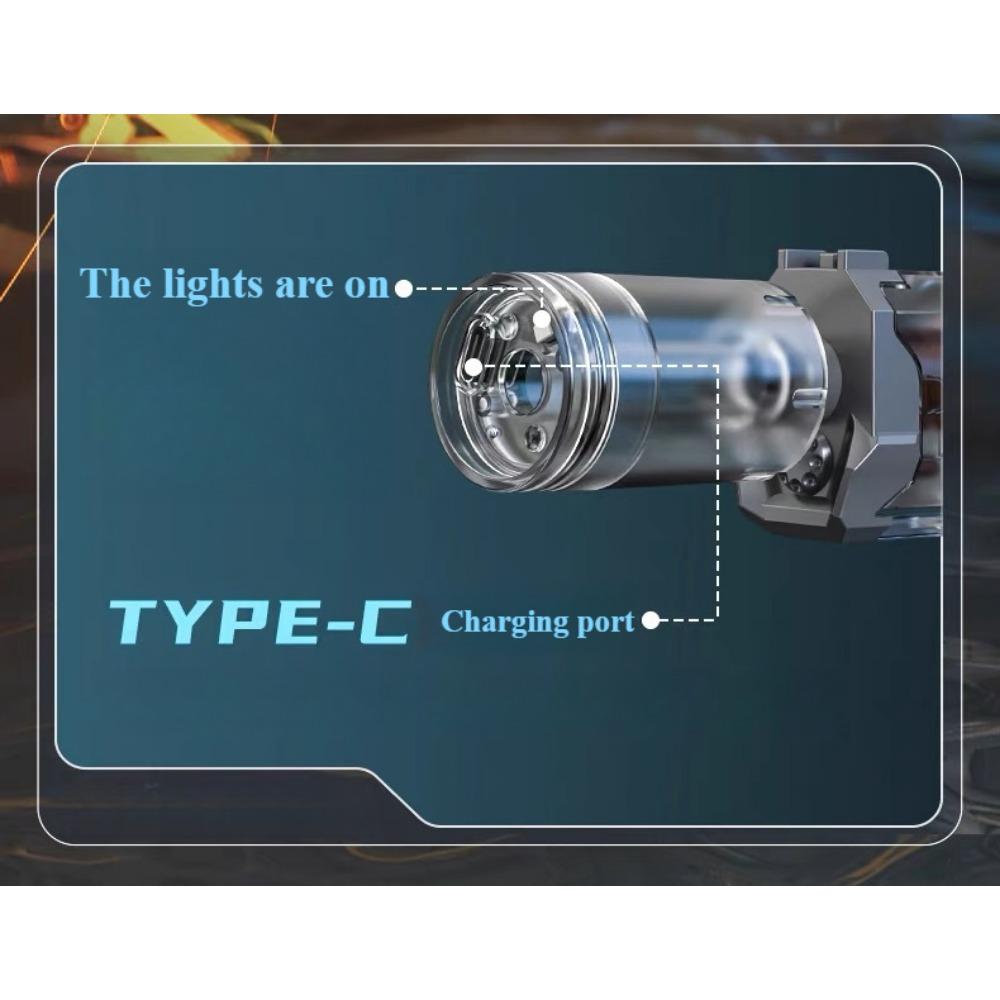 1 упаковка RSH серия водяных пистолетов светодиодный светящийся электрический водяной пистолет детские игрушки автоматический сенсорный свет водяной пистолет лето на открытом воздухе пляж бассейн