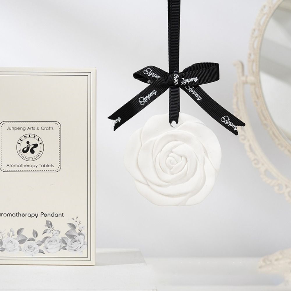 Cherry Blossom Plaster Car Perfume Pendant Gypsum Air Freshener Pendant Aromatherapy Wax Tablets