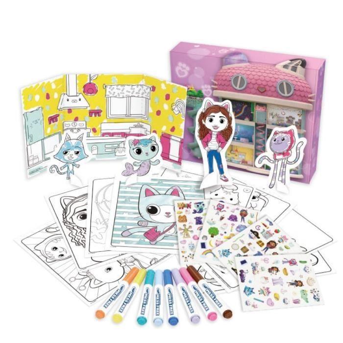 Malette d'activités coloriage - CRAYOLA - Color Wonder - La Maison de Poupée de Gabby - Dès 3 ans