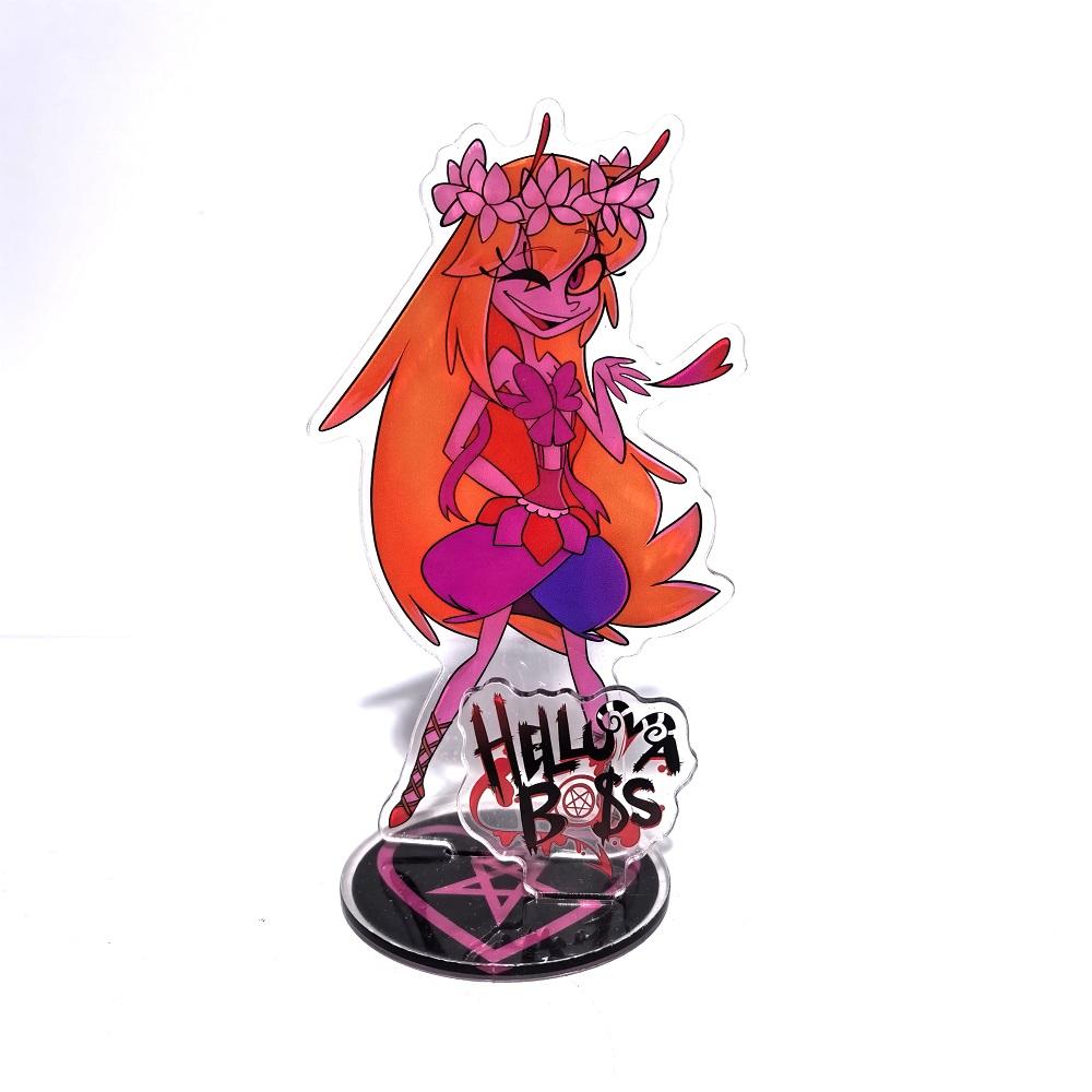 15СМ Фигурка Hazbin Hotel Helluva Boss Стенд Акриловые Фигурки Вагги Настольная Подставка Фигурка Набор Украшений Подарки