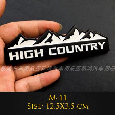 3D Metal Emblem 4X4 Trail Rated Badge High Country Logo Stickers For Jeep Wrangler Patriot Car Styling Car Stickers Accessories po1