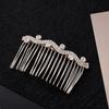 Стразы вставка гребень клипса жемчужные диадемы женские хрустальные заколки для волос для девочек украшения для волос на вечеринку свадебные аксессуары для волос
