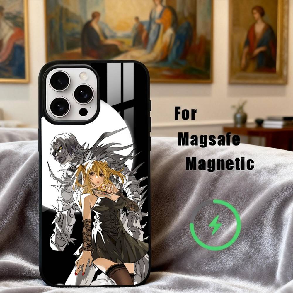 Чехол для телефона M-Misa D-Death-H N-Note-E для iPhone 17,16,15,14,13,12,Plus,Pro,Max для магнитной беспроводной зарядки Magsafe