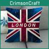 Linen Painted Flag Pillow Case Fashion Simple Casual Living Room And Versatile