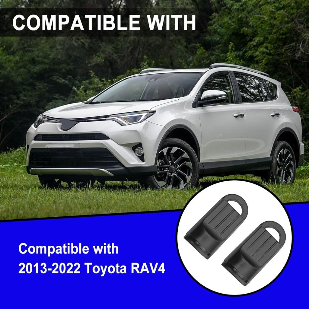 2pcs Roof Rack Cross Bar Key Clips, Compatible with Toyota RAV4 2013 2014 2015 2016 2017 2018 , Replace OE #PT278-42151-AD, PT27842151AD