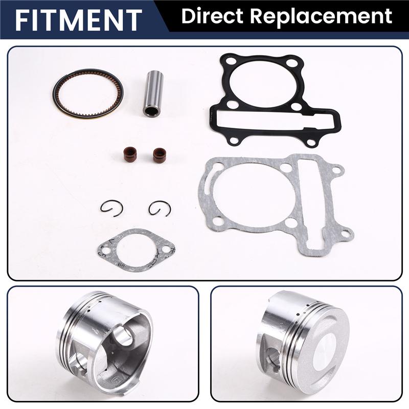 A13P Motorcycle Cylinder Set Engine Casing Accessories Cylinder Piston Ring Gasket Oil Seal Kit DS150 WS150 GS150 ATV150