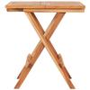 VidaXL 3-piece Folding Bistro Furniture Solid Teak Wood