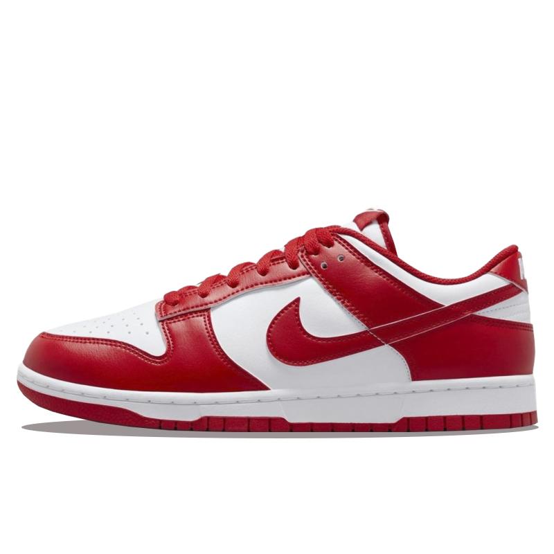 Nike Dunk Lüce Auspicious Clouds Cushioning Abrasion Resistant Slip Resistant Low top Skateboard Shoes Men's White Red HF5441-104(Team877-)