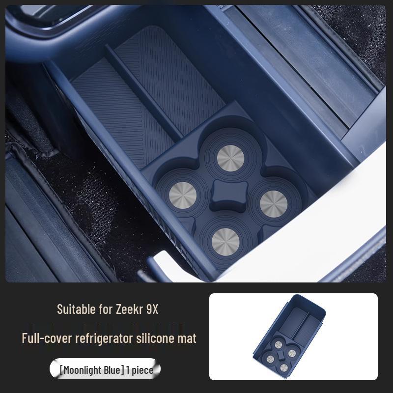 Silicone Pad for Zeekr 9X Refrigerator Cup Holder, Car Accessory