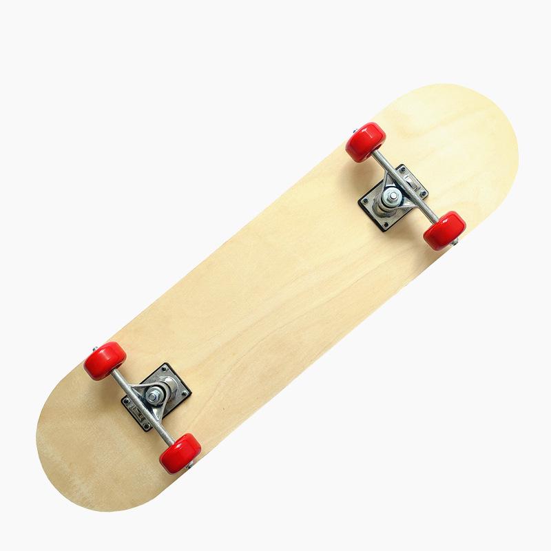 Детский скейтборд, расписанный вручную своими руками: Двусторонняя 7-слойная доска-заготовка из китайского клена